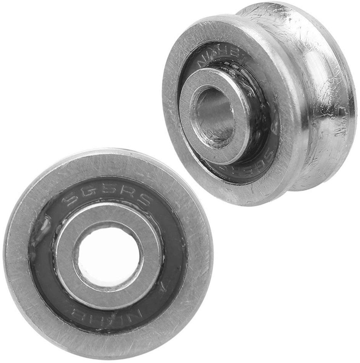 Dailygoods- U-groeflager Sg15 - 10 stuks - roestvrij staal - hoge