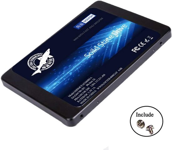 Interne SSD - Solid State Drive - Sneller Computer Gebruik - Hoge Stabiliteit - 120 GB - Zwart — afbeelding 4
