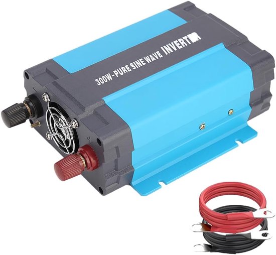 Zuivere Sinus Omvormer 300W 12V naar 230V - Krachtige DC naar AC Converter met USB