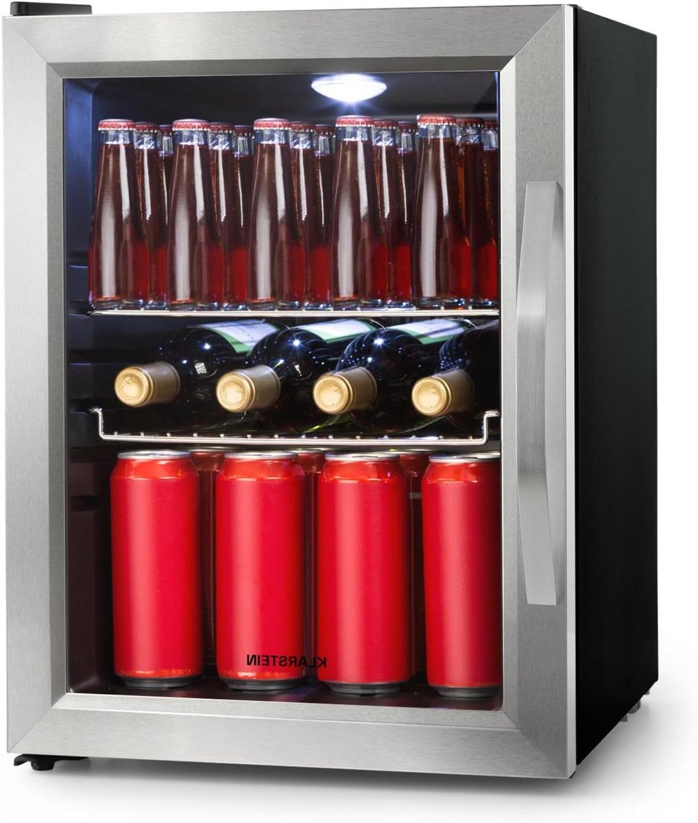 Mini Koelkast - Drankenkoeler Bar - Dranken Koelen - Energiezuinig Systeem - 35 Liter - Zwart