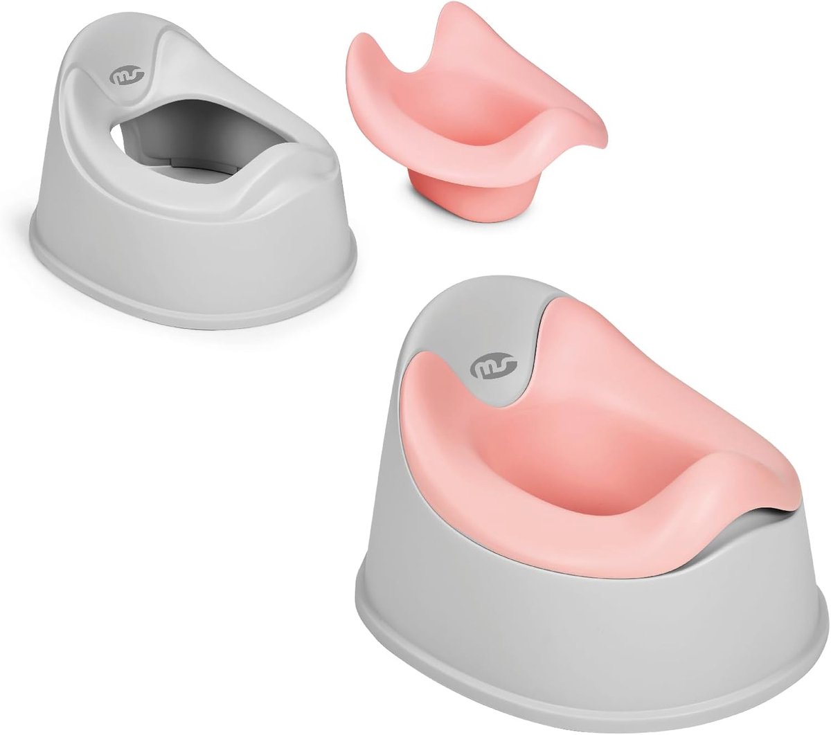 Kinderpotje - Trainingspotje - Zindelijkheidstraining - Uitneembare binnenemmer - 41 x 21 x 21 cm - Roze