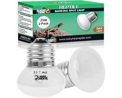 Reptielen Warmtelamp - Amfibieën Lamp - Terrarium Verwarming - Simuleert Zonlicht - 25W - Wit