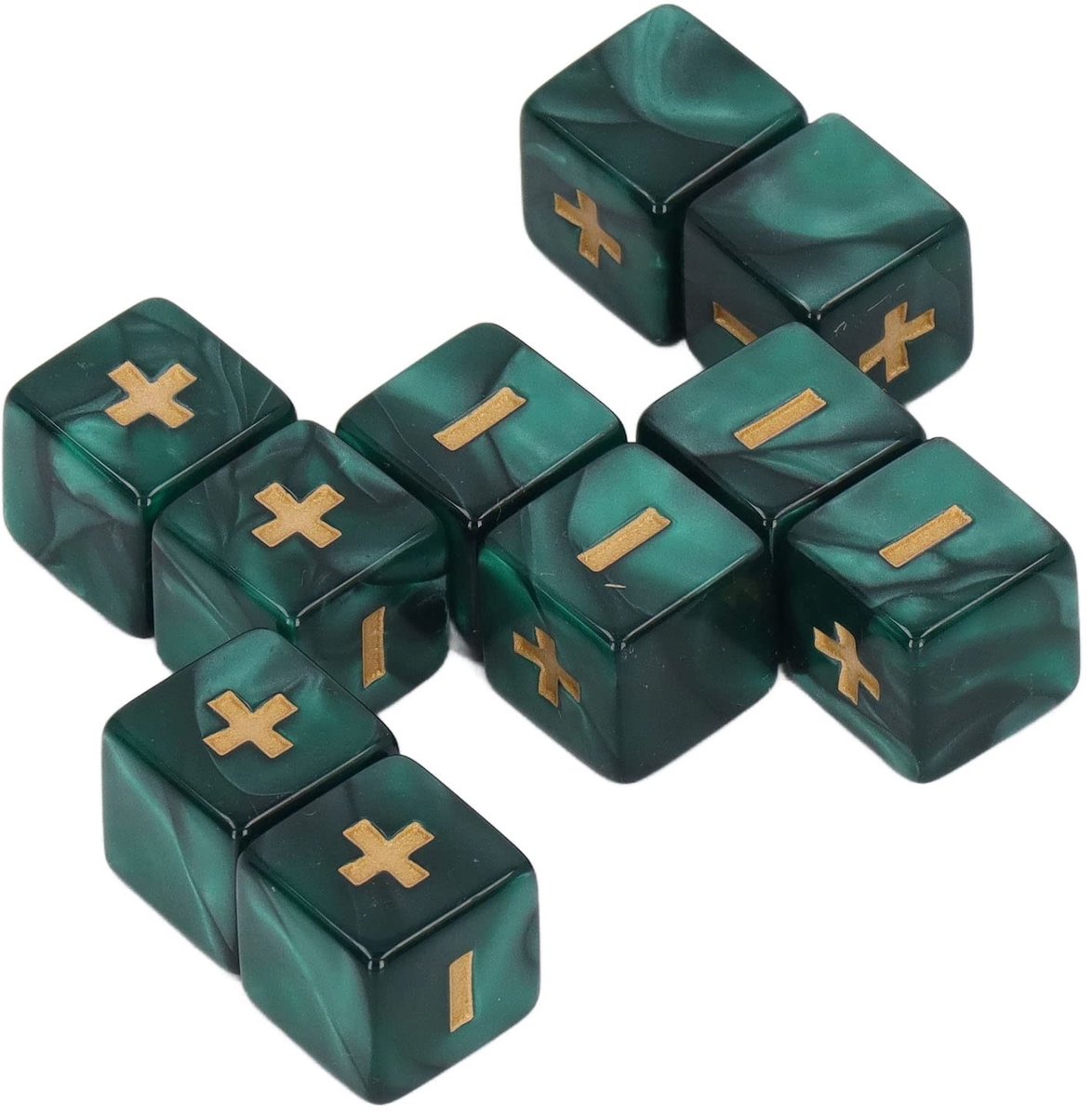 Dailygoods- Dobbelstenen Set 20 Stuks - Lesdobbelstenen - Wiskunde Onderwijs - Feestjes - Meerdere Kleuren - Kwalitatieve Kwaliteit