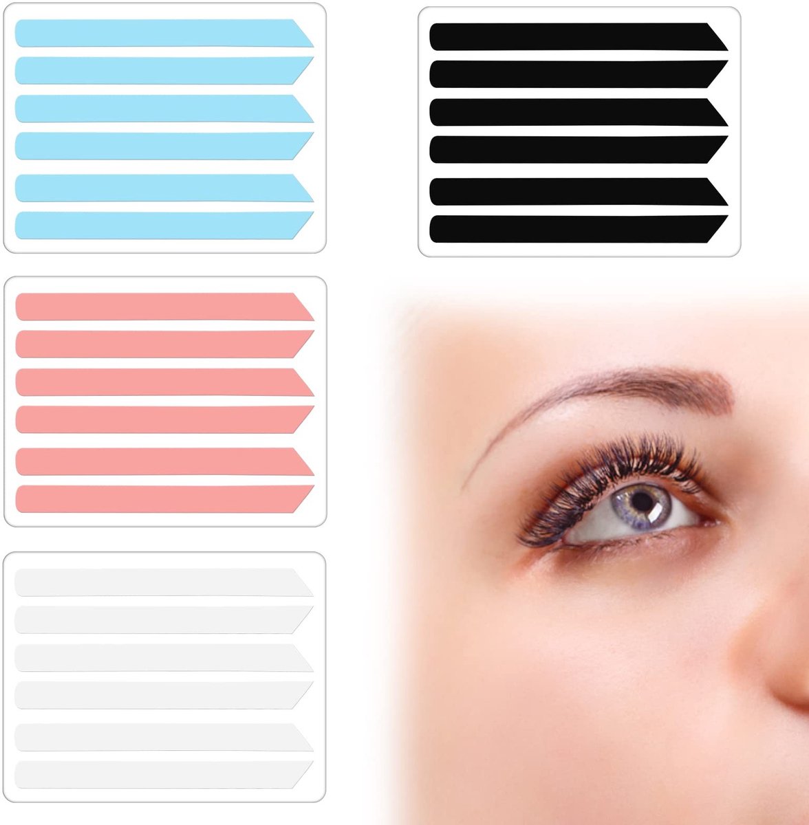 Dailygoods- Lash Lift Kit - 24 Stuks Silicone Pads - Herbruikbare Wimperlifting Tool - Wimperverf Accessoire - Hoogwaardig Siliconenmateriaal - Voor Optillen van Wimpers