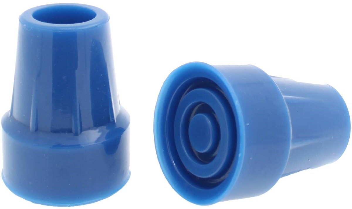Dailygoods- Wandelstok Tips - Rubber - 19mm/22mm - Duurzaam - Antislip - Elegant - Verhoog uw loopervaring - Krukvoetjes