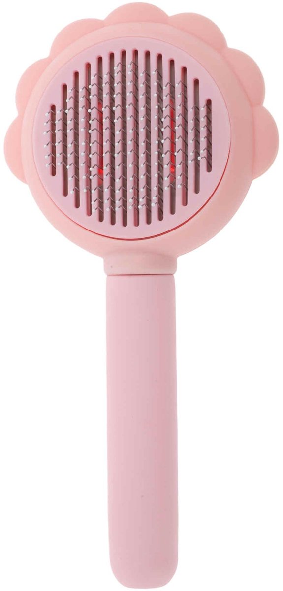 Dailygoods- Verzorgingsborstel Effectieve Verharing - Hondenkam/Hondenborstel - Ergonomisch Ontwerp - Duurzaam - Geschikt voor Honden/Katten - Glanzende Vacht