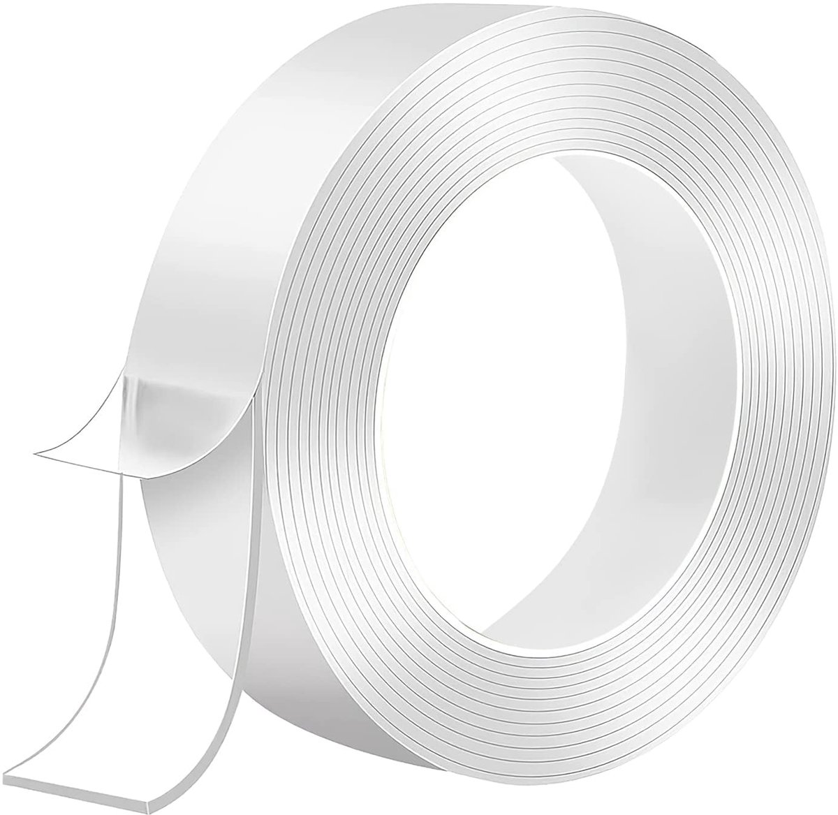 rollen extra sterke nano dubbelzijdige plakband, transparante installatietape, fotostrip, verwijderbare muurtape - 50 mm breed * 5 m lang * 1 mm dik