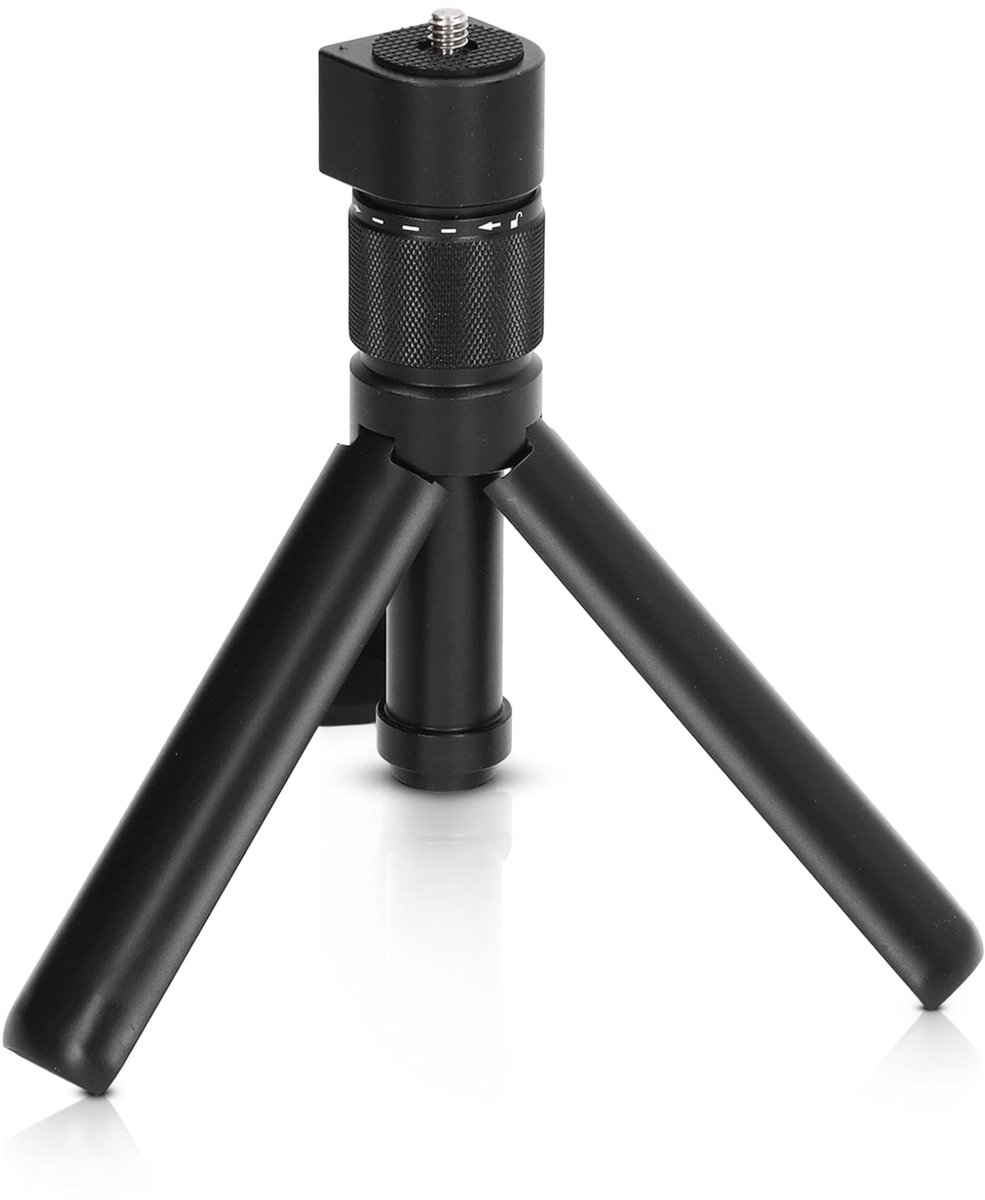 Dailygoods- Selfiestickhandvat 360 Graden Draaibaar - Opvouwbaar Statief - Antislipvoetjes - Multifunctioneel - Draaiverstelling - Magnetische Bevestiging
