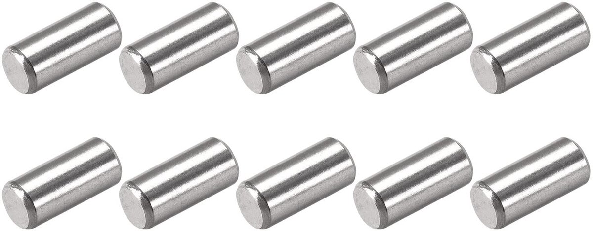 Dailygoods - 30 Stuks Pluggenpennen 4 x 14 mm van Roestvrij Staal