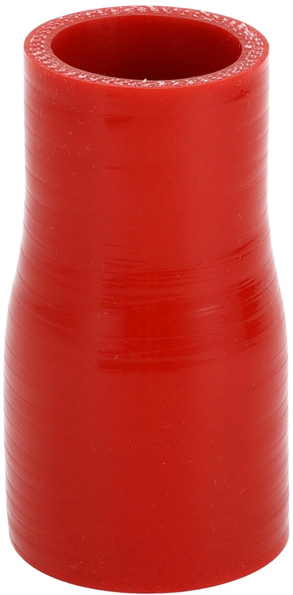 Dailygoods- Silicone Slang 4-Laags - Rood - Binnendiameter 35mm/45mm - Lengte 100mm - Dikte 5mm - Bestand tegen hoge temperaturen - Koelslang