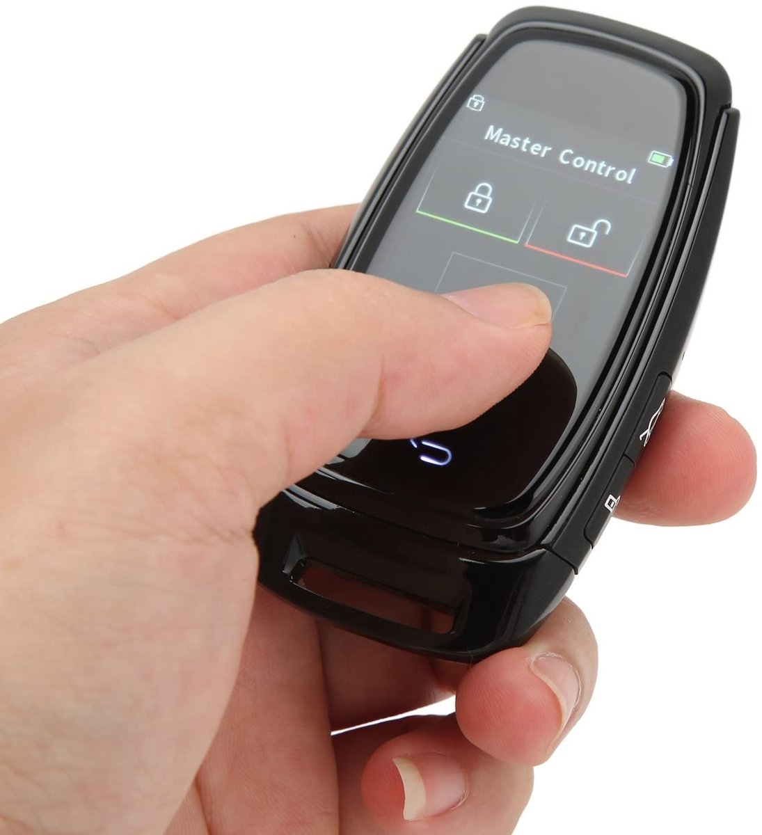 Dailygoods - Auto Keyless Entry System - Slimme LCD Sleutel - Comfortabele Toegang - Zwart - Voor One Button Start Modellen - Automatische Hefvensterf...