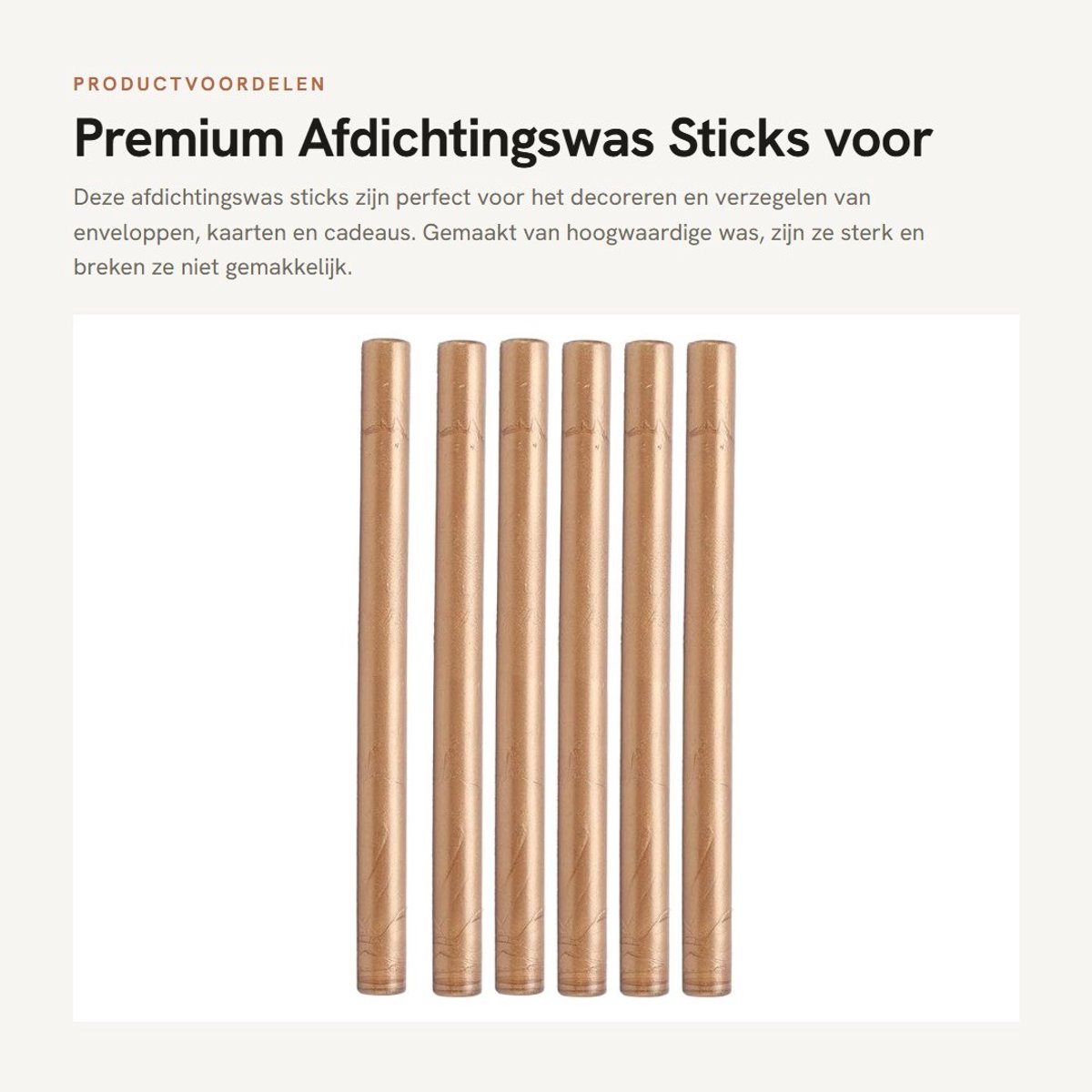 Dailygoods- Afdichtingswas Premium Kwaliteit - Waxstick 10 Stuks - Decoratie voor Enveloppen - Cadeauverpakking - Wijnverpakkingen - Ideaal voor Feestdagen - Wasstick