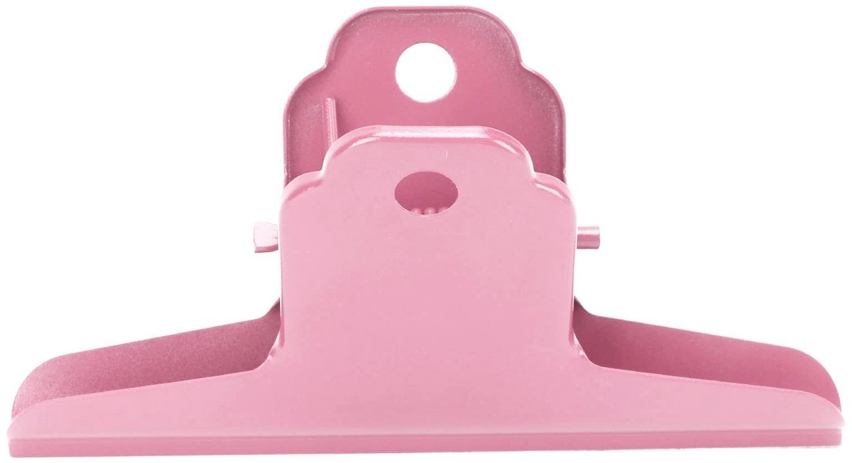 Dailygoods- Bindmiddel Clip Groot Formaat - Metalen Klemmen - Sterke Kracht - Antislip Rand - Voor Foto's/Kunstwerken - Gladde Afwerking - Bulldog Clip