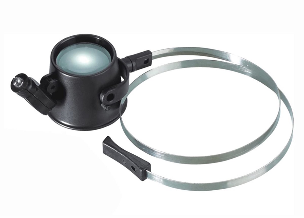 Dailygoods - Hoofdband Vergrootglas met LED-verlichting 15X