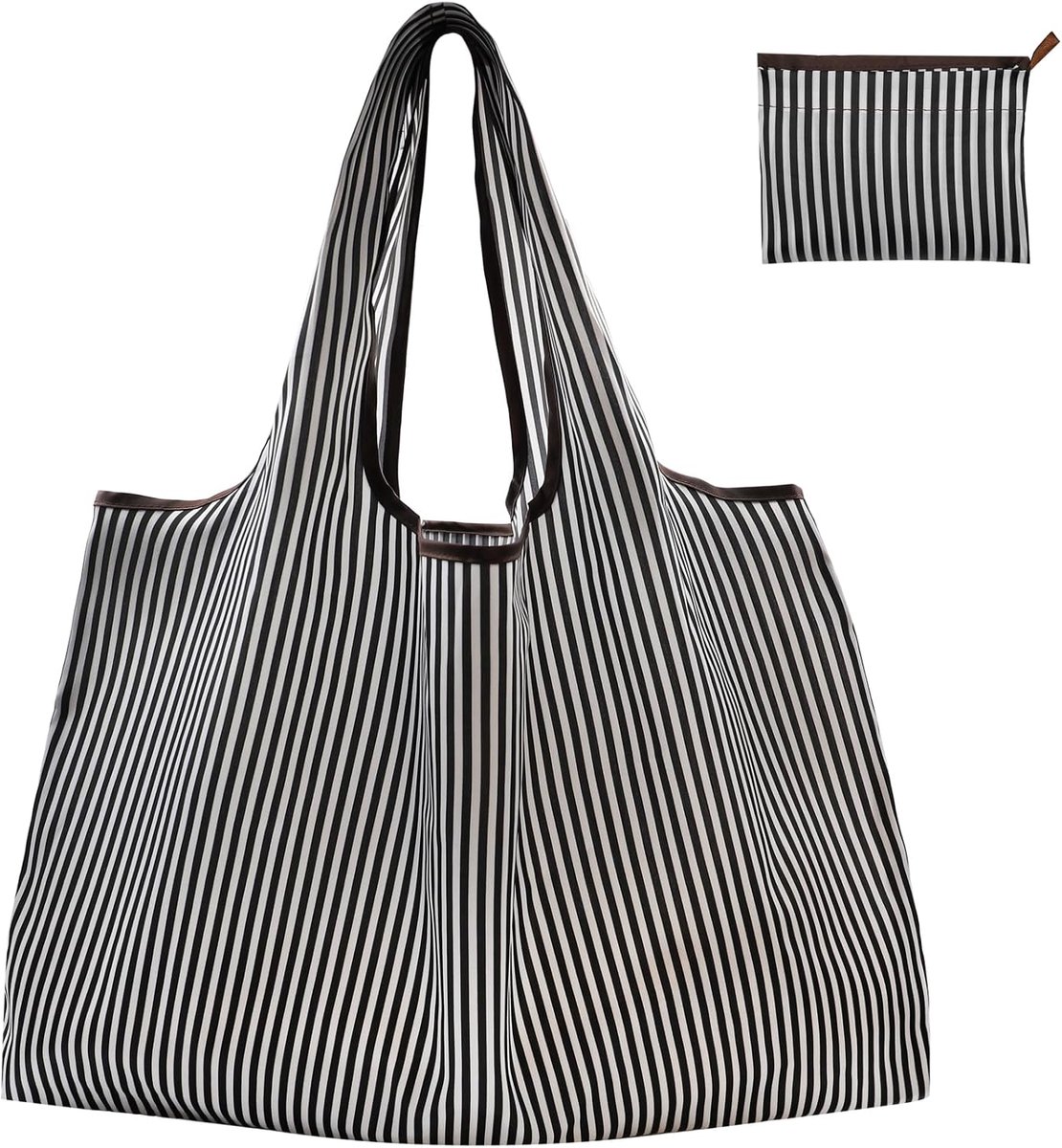 Opvouwbare Boodschappentas - Herbruikbare shopper - Boodschappen doen - Extra grote capaciteit - 66 x 53 cm - Diverse patronen