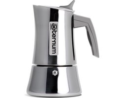 Espresso Maker - Koffiezetter - Koffie Zetten - Roestvrij Staal - 6 Kops - Zilver