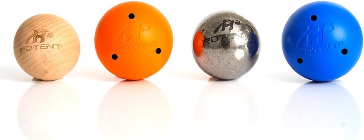 Hockey Trainingsballen - Gewogen Set - Vaardigheden Verbeteren - Indoor & Off-Ice - 4 Stuks - Meerdere Kleuren