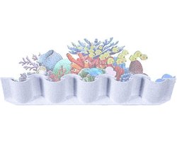 Aquarium Bodem Scheider - Zand Scherm - Aquarium Inrichting - Voorkomt Substraat Vermenging - 43 x 76 cm