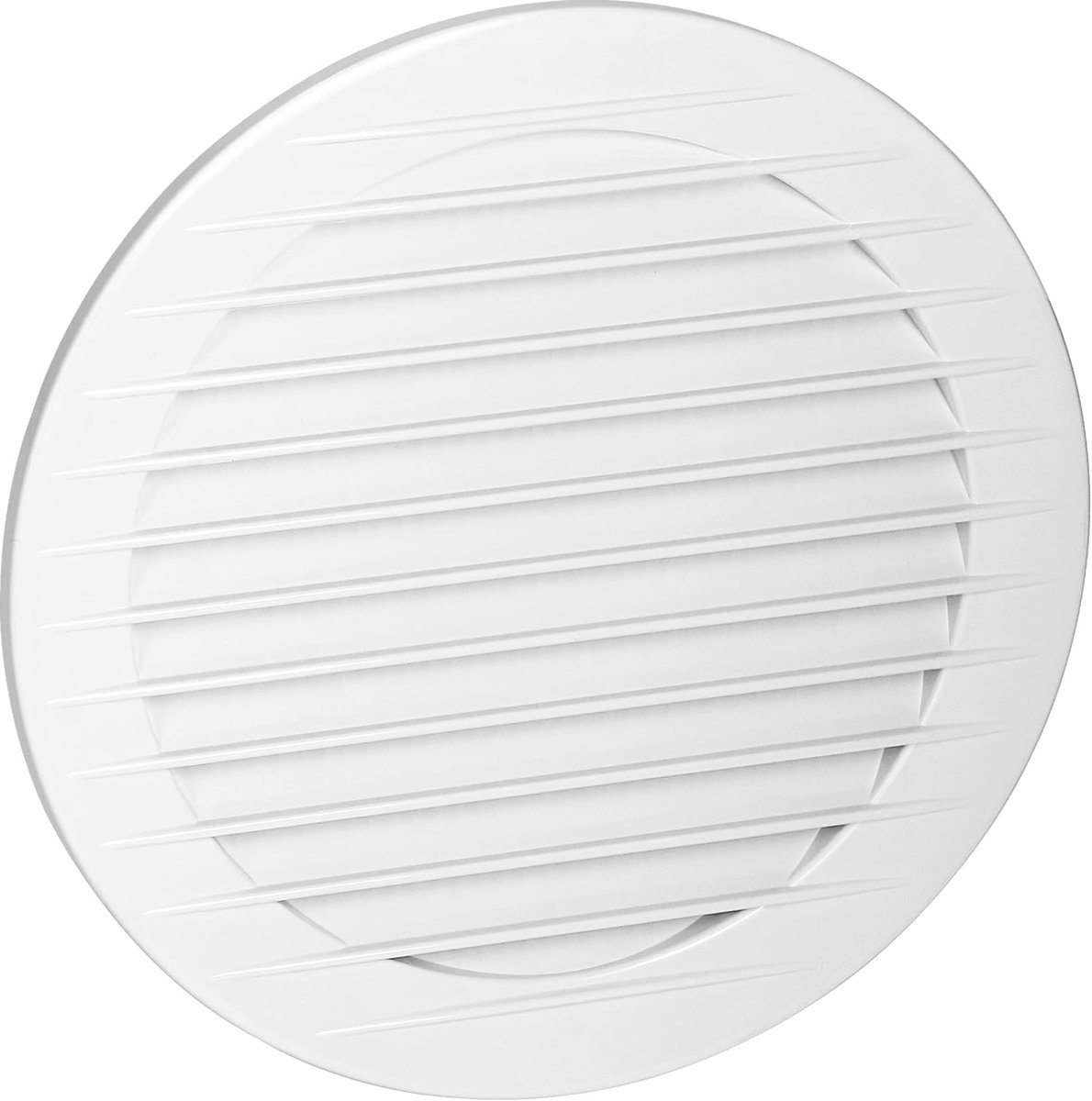 Rond Ventilatorrooster - Ventilatiepaneel - Luchtcirculatie - Geïntegreerd Insectengaas - 150 mm Opening - Wit