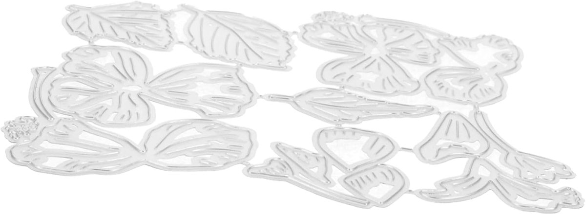Papier Snijmal - Bloem Vorm - Kaarten Maken - Duurzaam Koolstofstaal - 12x10cm - Assorti