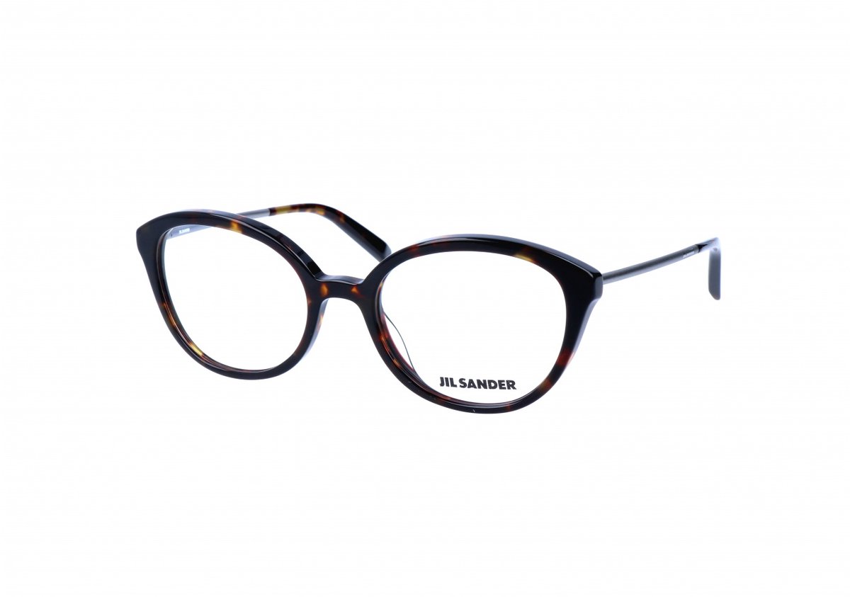 Jil Sander J4007 Dark havana/light gun 52/19/140 WOMAN Brilmonturen