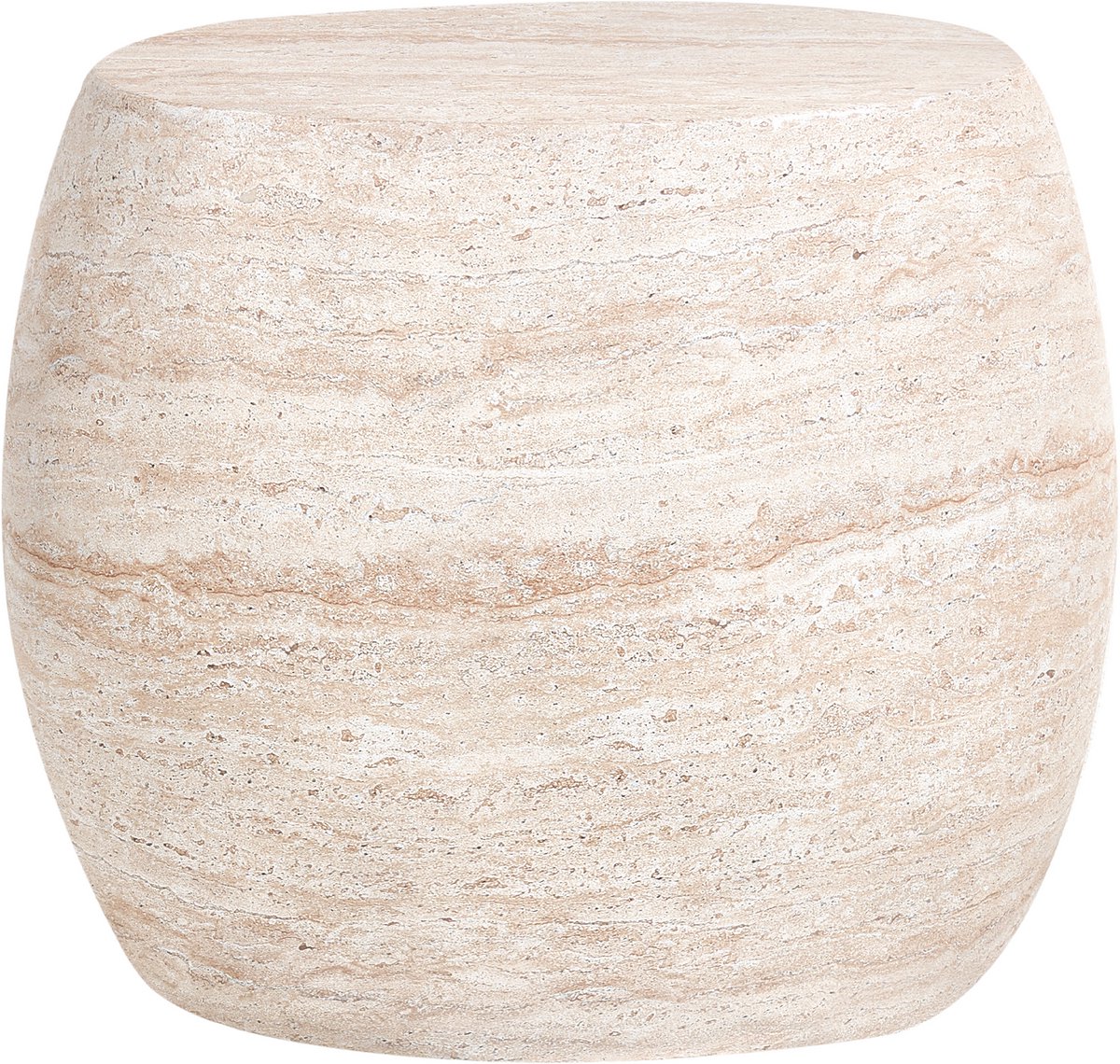RICADI - Bijzettafel - Beige - Lichtbeton (MgO)