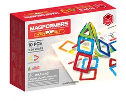 MAGFORMERS magnetisch bouwspeelgoed Idea Pop Set 10-delig kleurrijk.