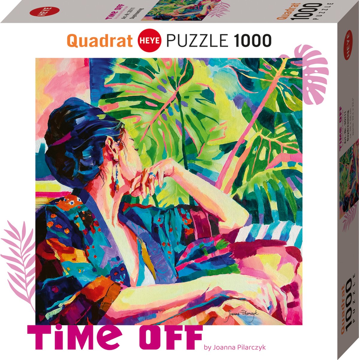 Heye puzzel Daydreaming 1000 stukjes vierkant kunst puzzel.