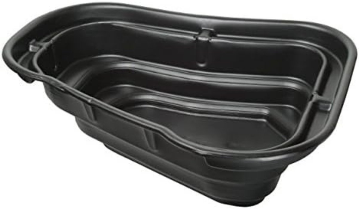Zylo® Vijverbak - Voorgevormde Vijver - Vijverbakken - 216x170x65cm - Zwart - 216cm x 170cm x 65cm