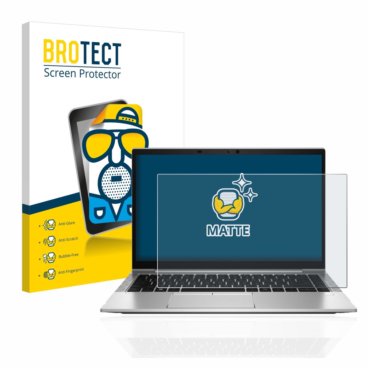 BROTECT - Screenprotector voor HP EliteBook 840 G8 - Folie Beschermfolie matte