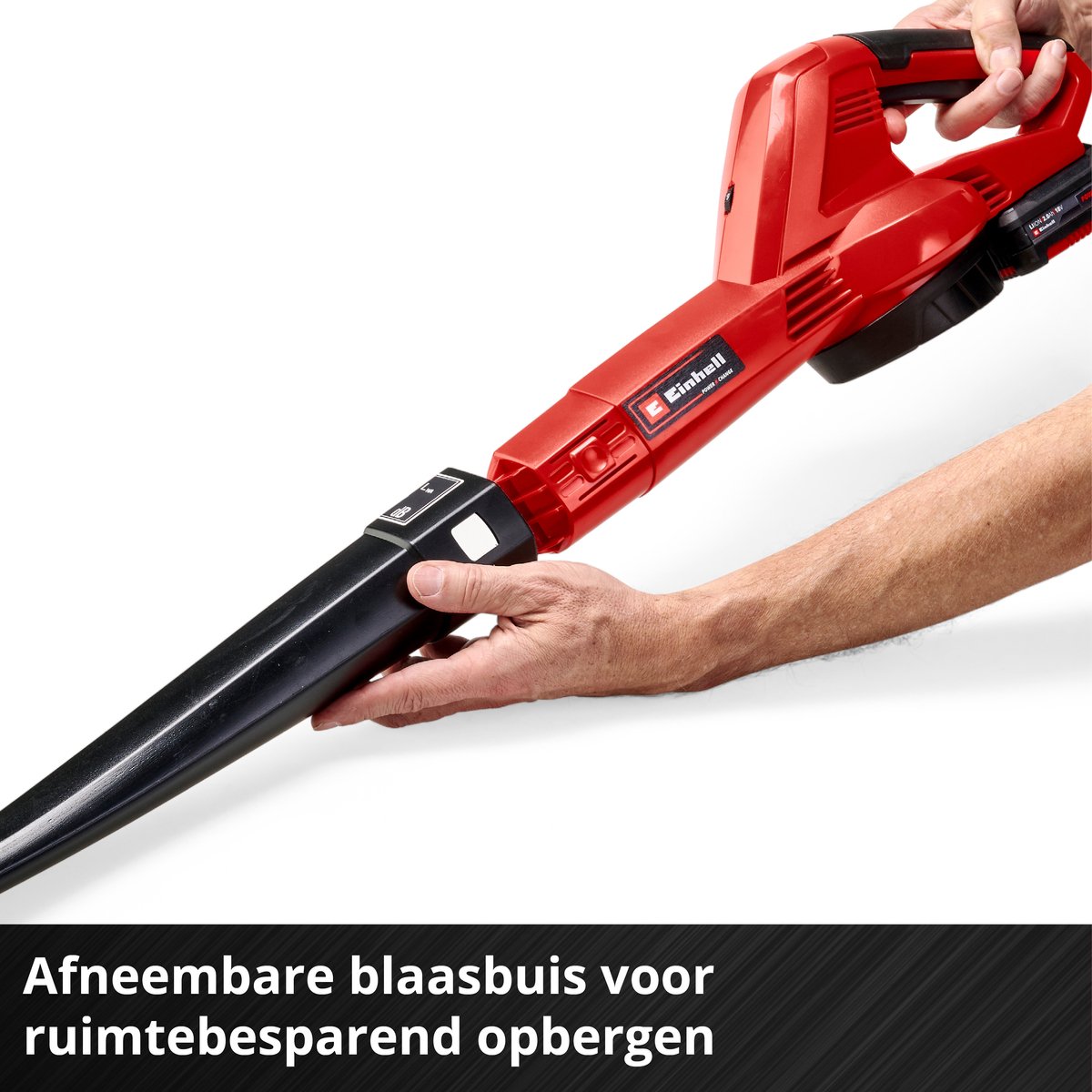 Einhell Accu Bladblazer GE-CL 18 E Li Kit - Power X-Change - 18 V/Li-ion - Blaassnelheid: 210 km/h - Incl. 2.0 Ah Accu en lader – foto 4