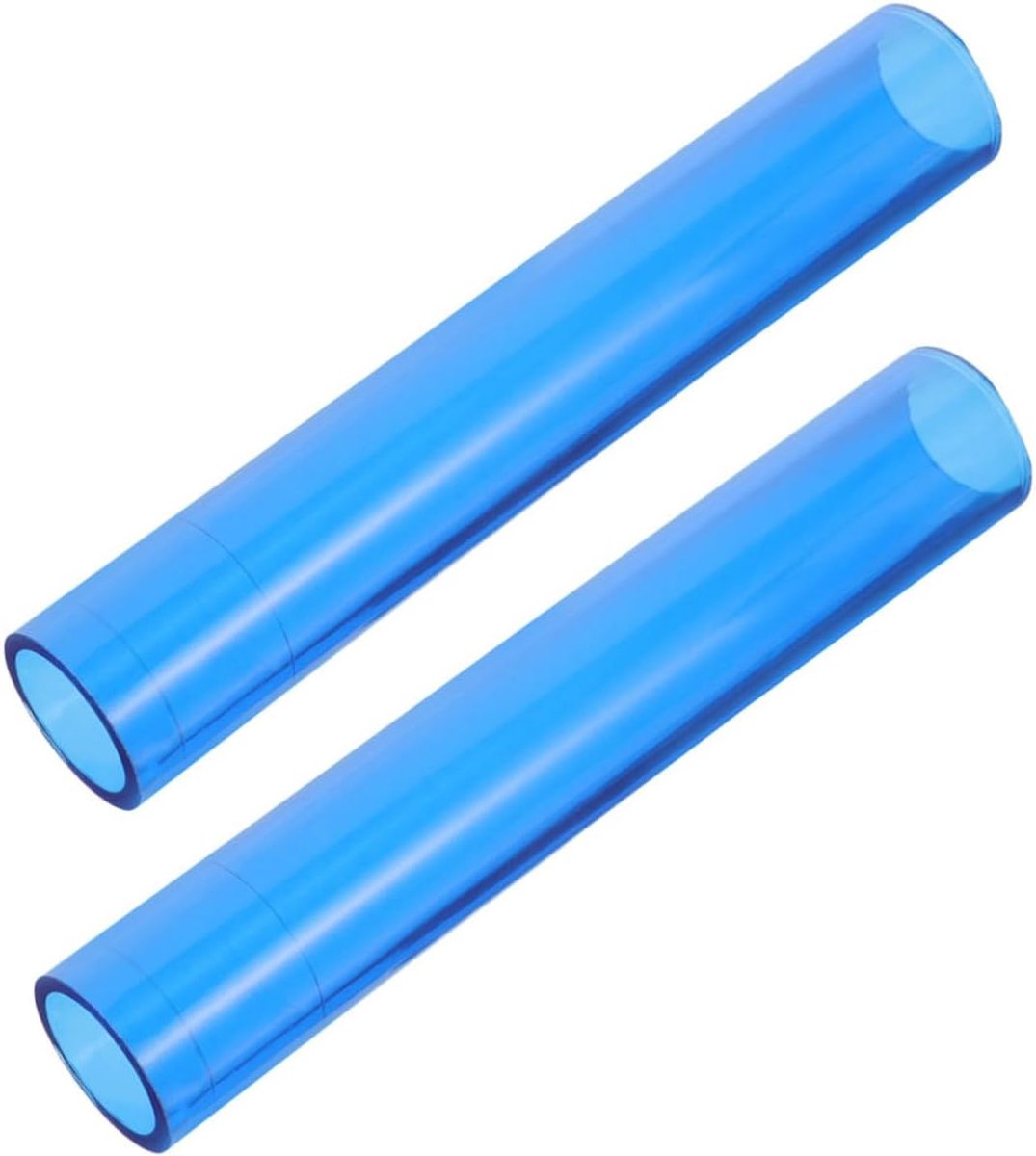 Tafeltennisrollers - Pingpong rubbers - Rubbers aanbrengen - Set van 2 stuks - 18x3x3 cm - Blauw