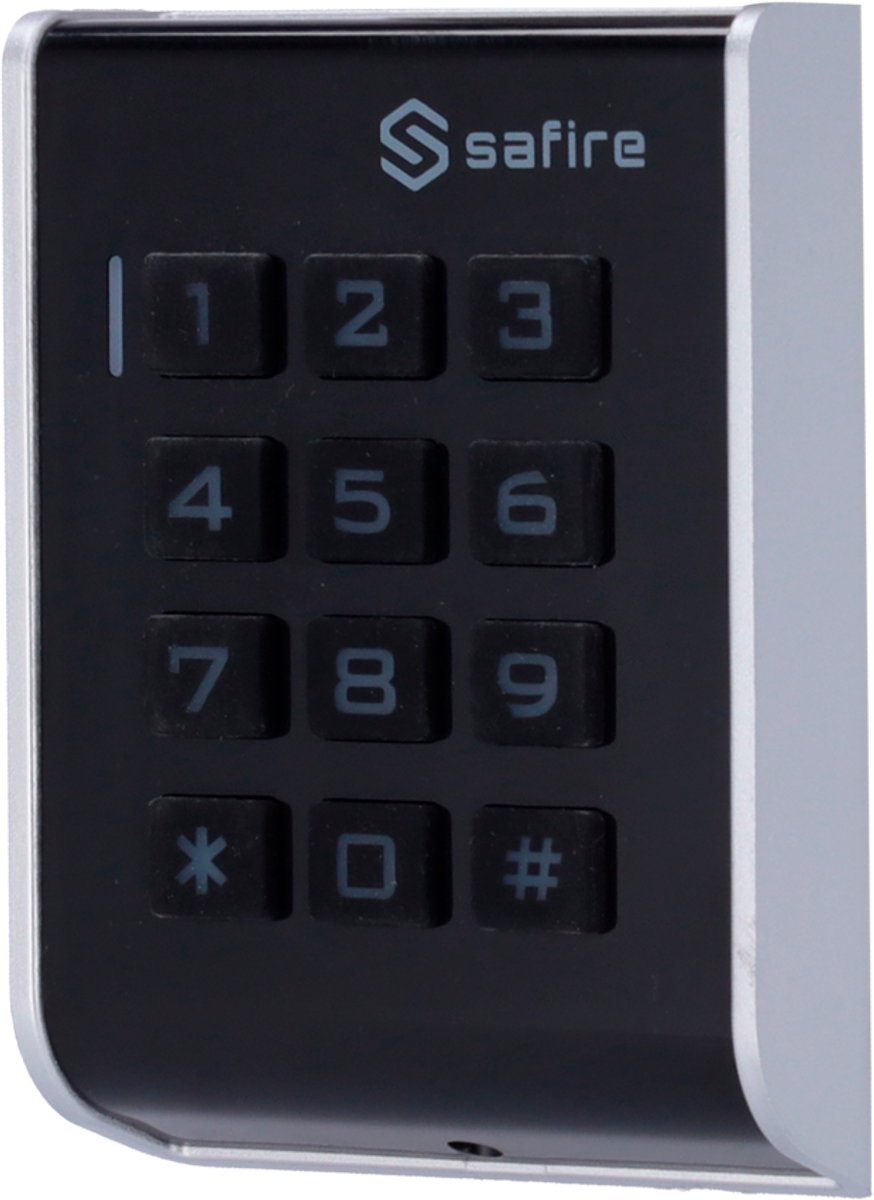 WL4 KPRO-3 stand alone toegangscontrole keypad, RFID kaartlezer, verlichting en geschikt voor binnen