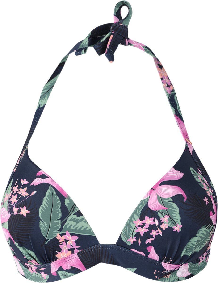 Brunotti Lisselot-Tropicana Women Bikini Top Indigo 42 Blauw