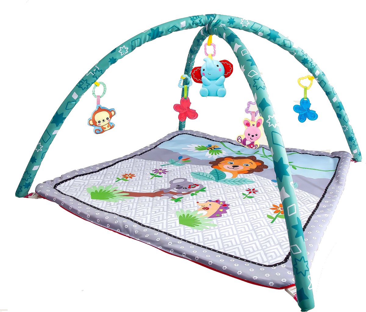 Speelkleed Baby met Boog - Buikligtrainer 78x78cm