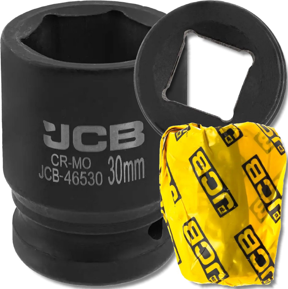 JCB - Klokserie - 6-kantige Dopsleutel - 30mm - 3/4aansluiting - Cr-Mo Staal