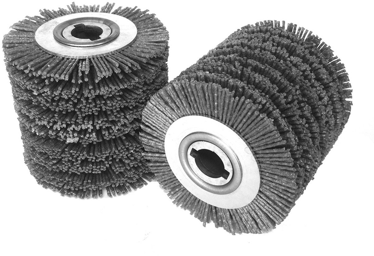 GLOB TOOLS Serie - Schrobborstel - 100x100x19 mm - Nylon - Korrel 80