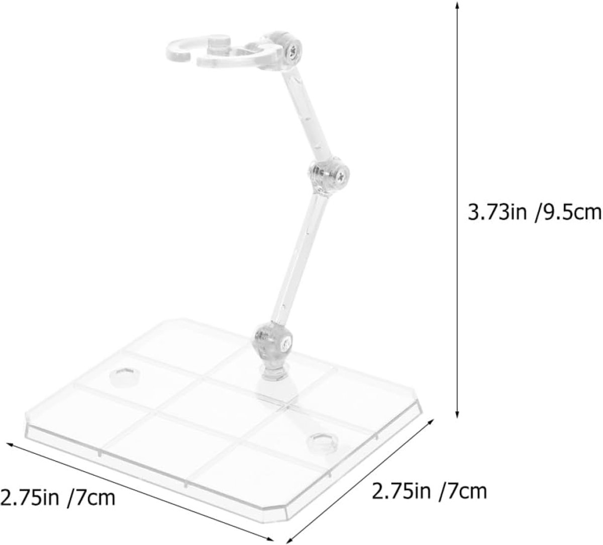 Actiefiguur Standaard - Display Houders - Verzamelingen Tonen - Verstelbare Polssteun - 95 x 7 x 7 cm - Transparant