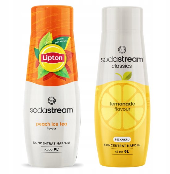Sodastream Lipton - Concentraat - IJsthee Perzik - Suikervrije Limonade