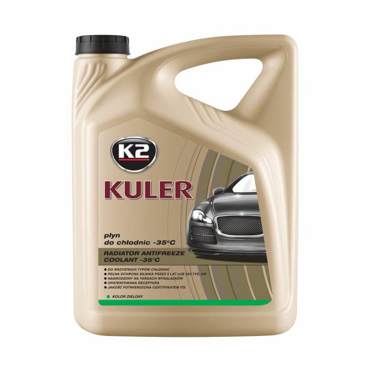 K2 Kuler -35C Koelvloeistof – 5L Optimale Bescherming Groen
