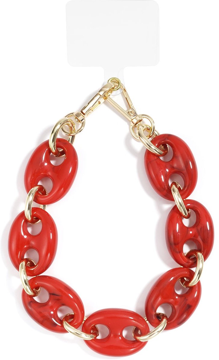 Telefoonketting, casual acryl, dagelijkse accessoires - Amber
