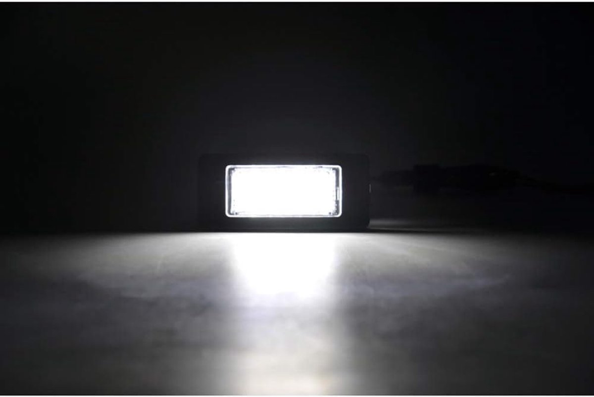 Kentekenplaatverlichting LED Set - Nummerplaat Verlichting - Auto Verlichting - Canbus Controller - 11 x 6.5 x 4.5 cm - Zwart