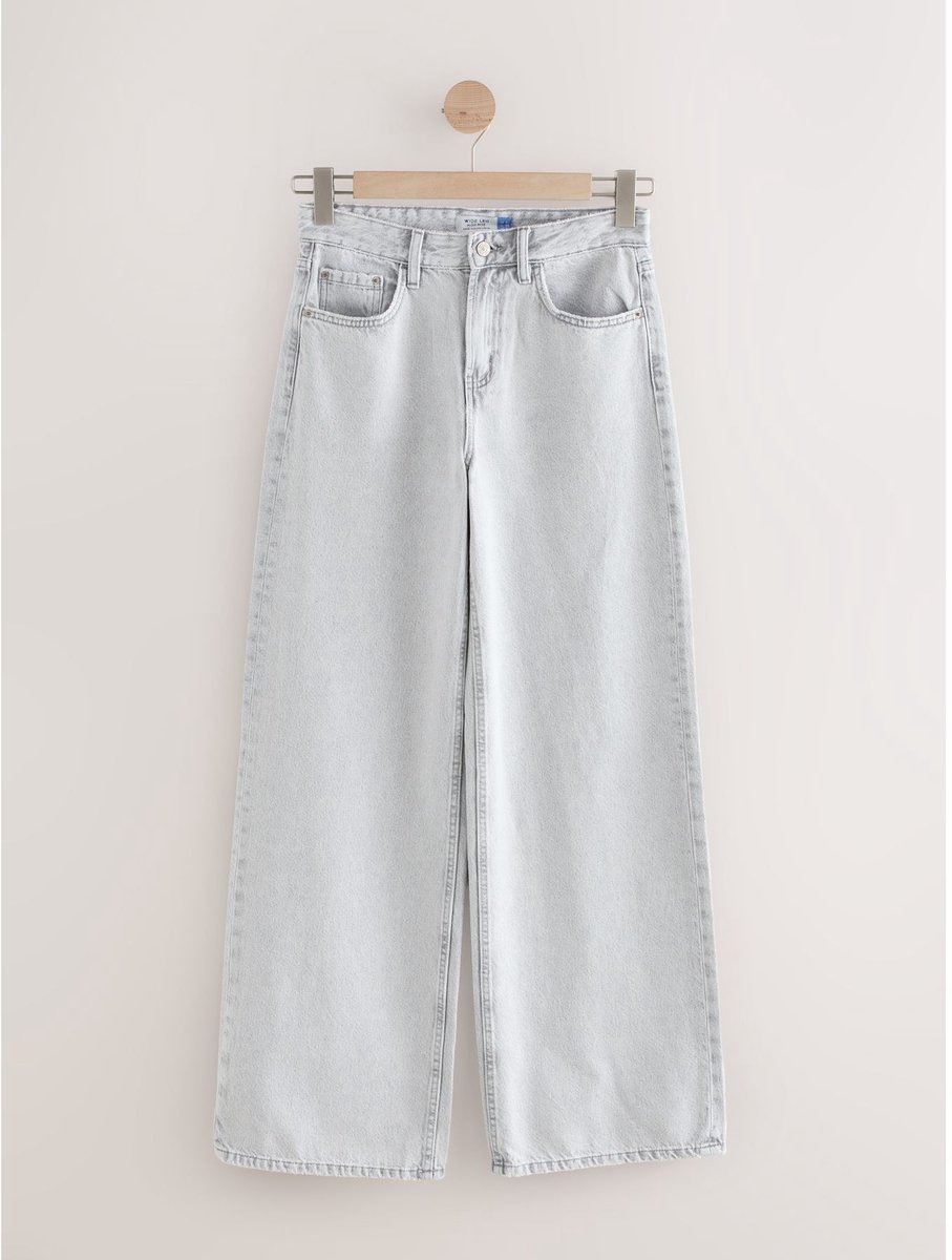 Next - Dames - Jeans met wijde pijpen - Grijs
