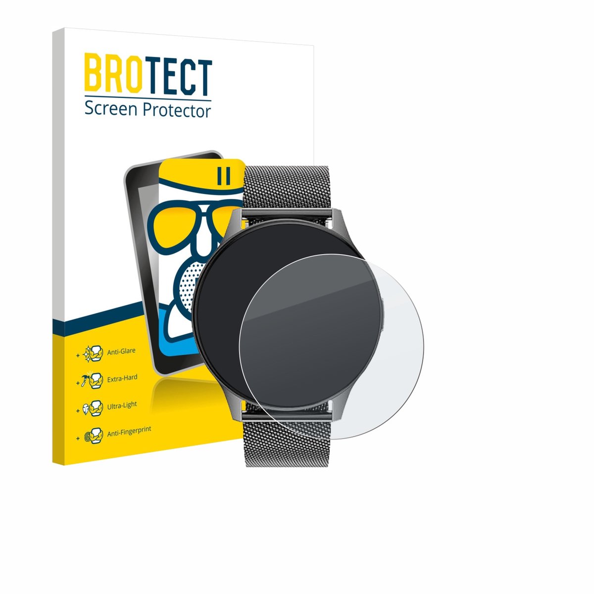 BROTECT - Screenprotector voor Dremac FV21 1.43" - Folie Beschermfolie Beschermglas matte