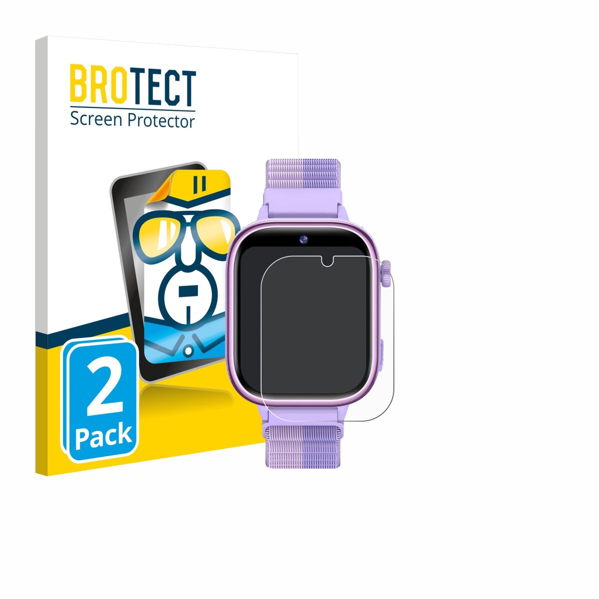 BROTECT - Screenprotector voor Oliimptek T40 - Folie Beschermfolie transparant 2 Stuks