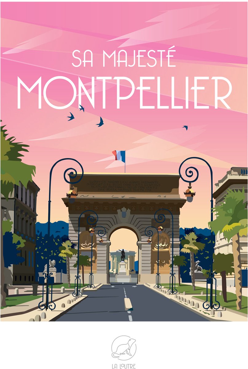 La Loutre puzzel Montpellier 1000 stukjes - legpuzzel volwassenen.