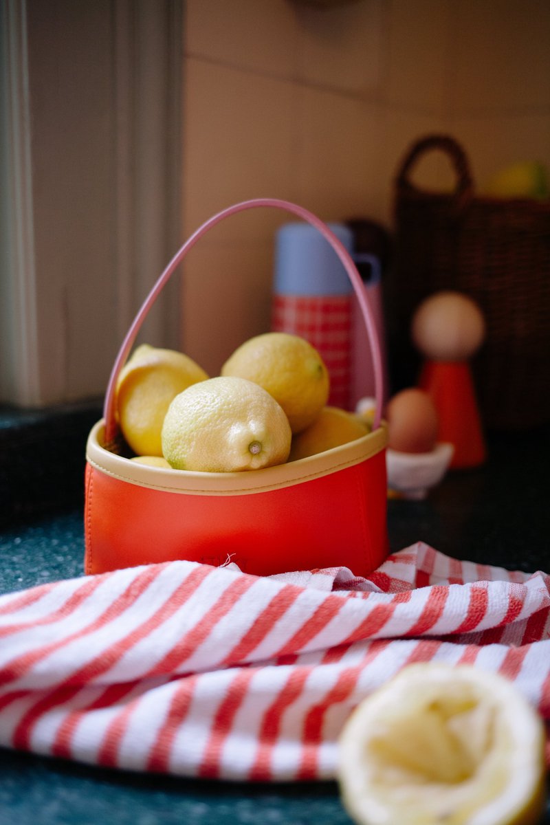 Sticky Lemon - schat tas - lemon tree - kampvuur oranje