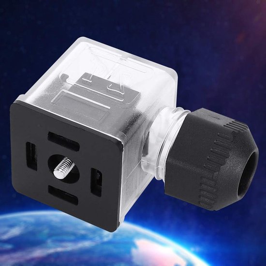 Waterdichte en stofdichte solenoïde spoelpluggen - 5 stuks transparant met verlichting voor 12V en 24V solenoïde kleppen — afbeelding 4