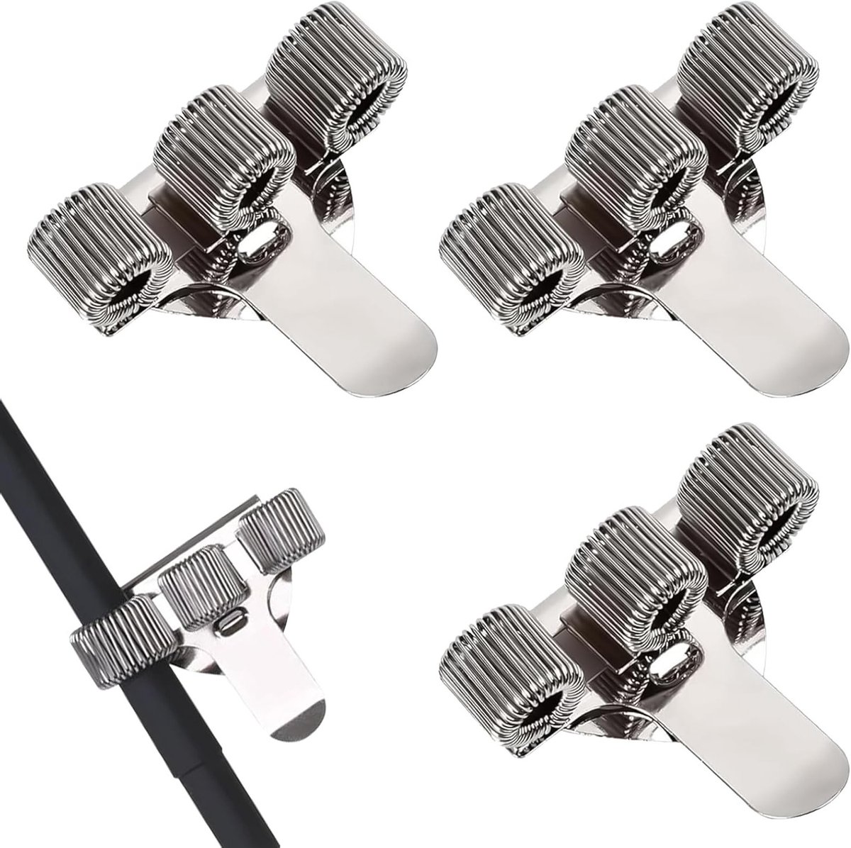 Set van 3 Penhouders met Clips - Perfect voor Organisatie en Bureau Accessoires