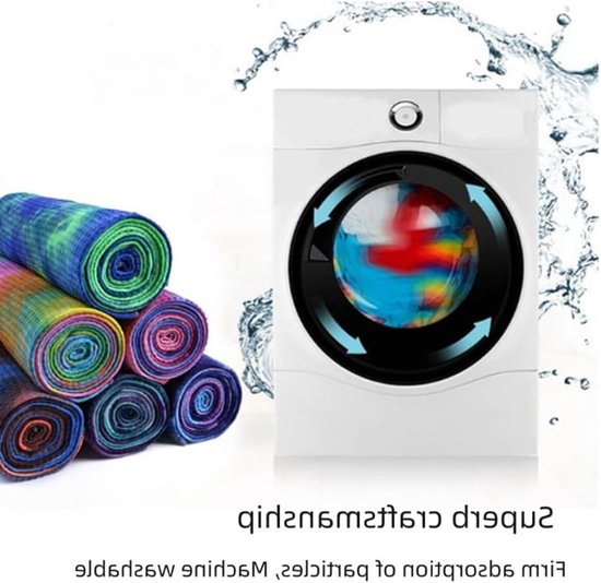 Non-slip Yoga Handdoek met Grip Dots - Sneldrogend en Zacht Microfiber voor Hot Yoga, Pilates en Bikram — afbeelding 3